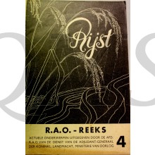R.A.O. reeks no 4 RIJST (Ned Indie)