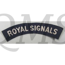 Reg designation Royal Signals canvas