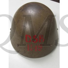 Czech M34 Helmet re-issued by the Germans to WW2 Danish Railway workers 