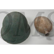 Japanese Helmet M90 with canteen/waterbottle