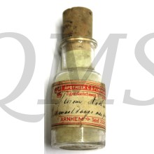 Medicijn flesje met kurk Arnhem 1941