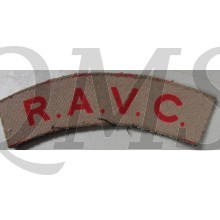 Shoulder title Royal Army Vetenary Corps (canvas)