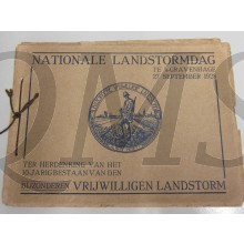 Boekje Nationale Landstormdag 's Gravenhage 27 sept 1928