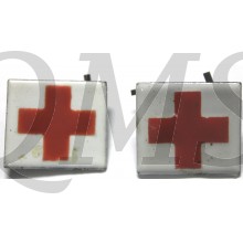 Kraagemblemen set Compagnieën Hospitaalsoldaten 