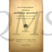 Het politieke Gebeuren rondom de Repoeblik Indonesia 