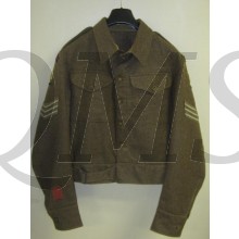 Battledress jas P40 RA 11th Armoured Div (Battledress blouse P40 RA 11th Armoured Div)