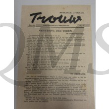 Krant Trouw 1 mei 1945 