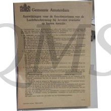 Aanwijzingen voor de functionarissen van de LB bij bevolen evacuatie op korten termijn 1944