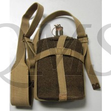 P37 canteen with webbing carrier and carrying strap