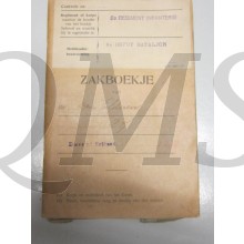 Oorlogzakboekje 3e Regiment Infanterie 3e Depot batt