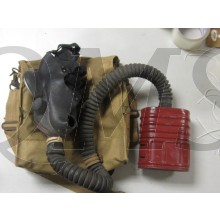 Gasmasker met tas MK VII  (Gas Mask with Bag MK VII)