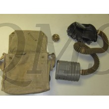 Gasmasker met tas MK VII (Gas Mask with Bag MK VII)