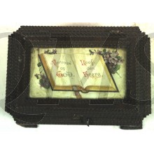 Houten juwelen/bijbel kistje Mobilisatie 1914-1916