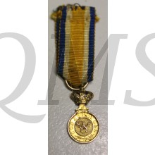 Eremedaille, verbonden aan de Orde van Oranje-Nassau, in goud