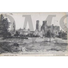 Prent briefkaart St. Walburgis kerk Arnhem