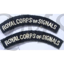 Shoulder titles Royal Corps Of Signals