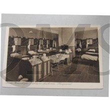 Prent briefkaart KMA slaapzaal 1930