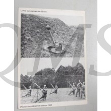 Prent briefkaart lichte bommenwerper 25 mm