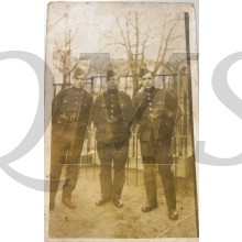 Photo 3 Belgian soldiers  WW1