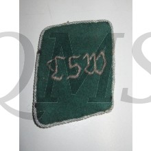 Kragenspiegel LuftSchutz Wachdienst (Collar patch Air Defence Watch)