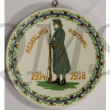 Wandbord Nederland Neutraal 1914 - 1918 (246)