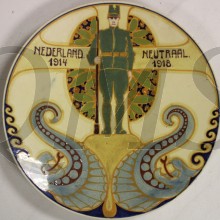 Wandbord Nederland Neutraal 1914 - 1918 (134)