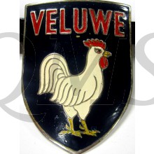 Mouw schild L.I.B. 1 - 8 R.I.   Bijnamen: 'Veluwe Bataljon' 'De Haantjes'