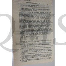Proces verbaal met verklaringen Radiotoestel Opl. Centrum Pantsertroepen 1949