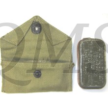 WWII US Army M1942 First Aid Kit Canvas Pouch w Carlisle Bandage