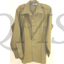 U.S. Army Shirt, Officers , Flannel, OD