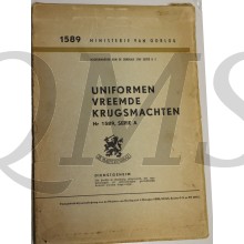 Voorschrift 1589 Uniformen vreemde krijgsmachten