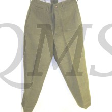 Trousers special Olive drab EM Wool serge