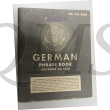 restricted German phrase book september 28 1943 TM 30-602