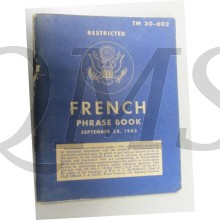 French phrase book 1943 