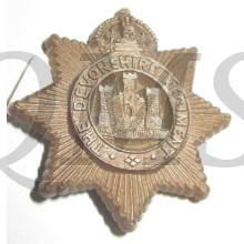 Devonshire Regiment WW2 Plastic Economy Cap Badge