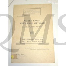 Notes from theatres of War no 18 Pacific 1943/44