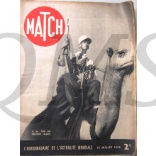Magazine MATCH 13 julliet 1939 A la tete du peleton blanc