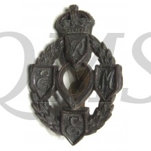 Cap badge Royal Electrical and Mecanical Engineers Economy plastic WW2
