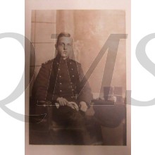 Foto infanterie soldaat studio portret 1905