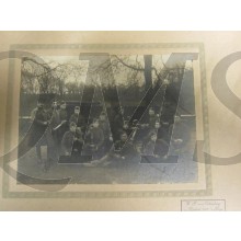 Foto bemanning geschut veld artillerie 1920