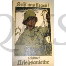 Propagande postcard helft uns Siegen ! Zeichnet Kriegsanleihe