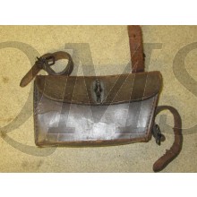 Leren fietsframe tas
