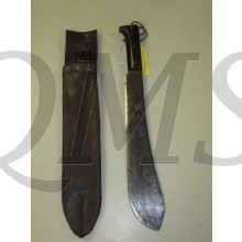 Kapmes met leren schede Canada (Machete with leather scabbard Canada)