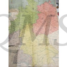Kaart besatsungszones Deutschland 1945-46