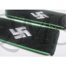 Schulterstucke SD Schutzmanschaften (Shoulderboards EM 'Sicherheitsdienst'- (ie. 'SD'-) 'Schützmannschaften' /'Schuma')