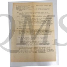 Brief wehrkommando Schuss ausbildung 1943