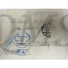 Brief Moskauer hilfscomite fur Kriegsgefangenen