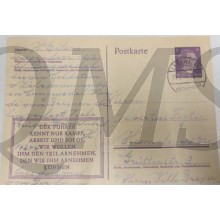 Postkaart Der Fuhrer kennt nur Kampf, Arbeit und Sorge