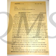 Brief Vater uber Tod seines Sohnes 1944