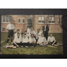 Prent briefkaart 1905 Voetbal team